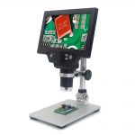 G1200 Digital Microscope 7 Inch Large Color Screen Large Base LCD Display 12MP 1-1200X